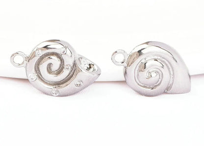 Snail Shell Charms