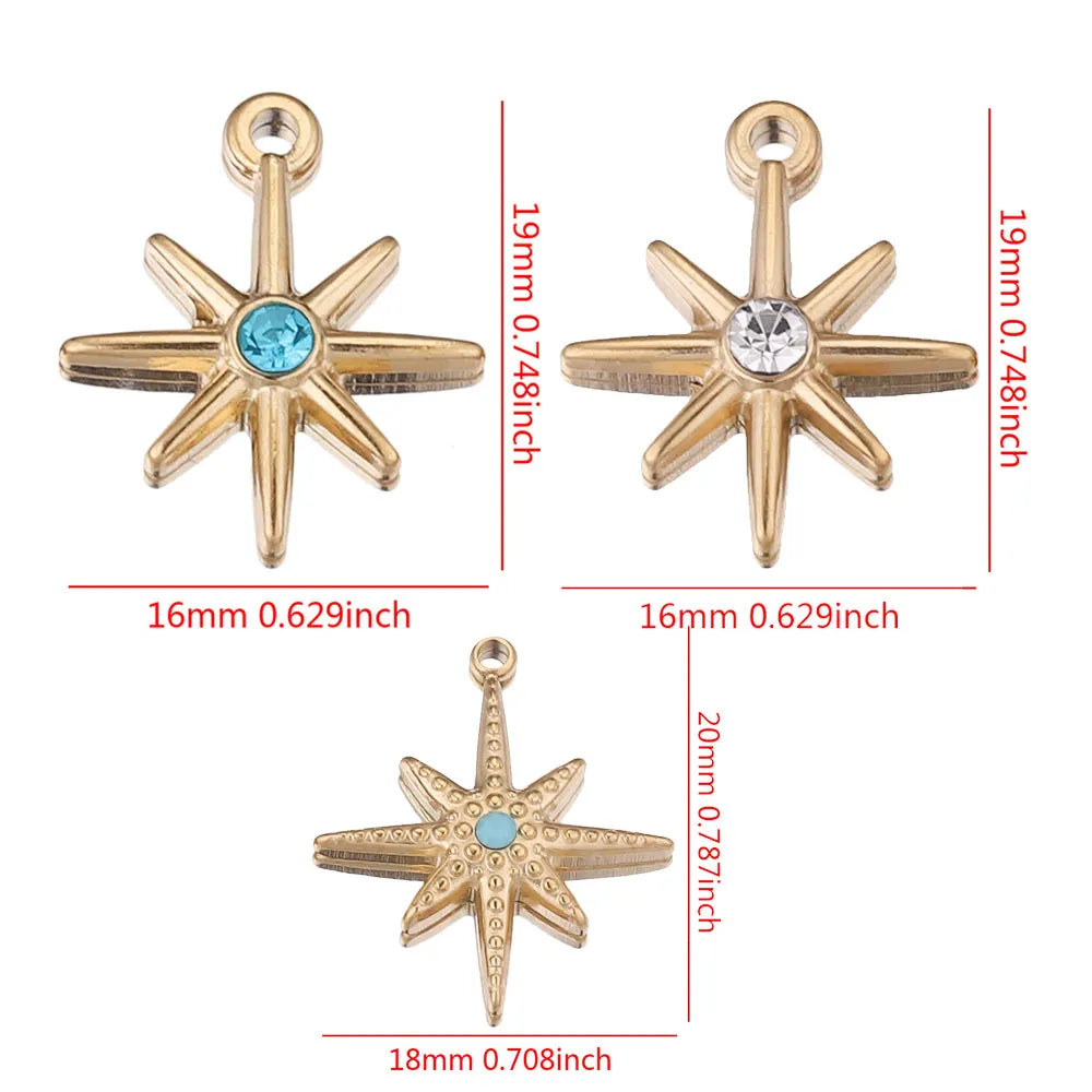 Sparkling Star Charms