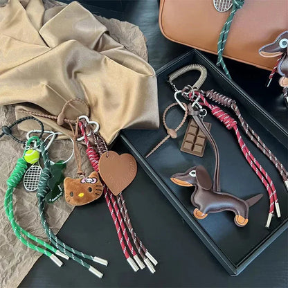 “The Sassy” Dachshund Keychain