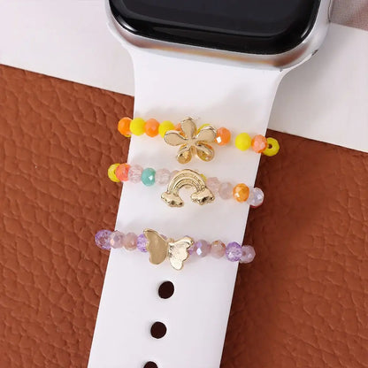 Beaded Smart Watch Strap Charms