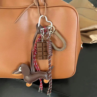 “The Sassy” Dachshund Keychain