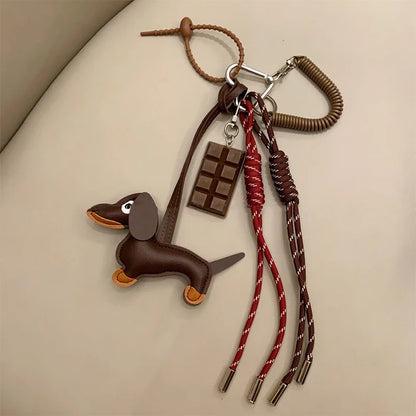 “The Sassy” Dachshund Keychain