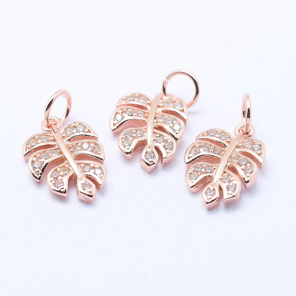 Tropical Leaf Charms