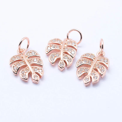 Tropical Leaf Charms