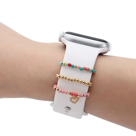 Beaded Smart Watch Strap Charms