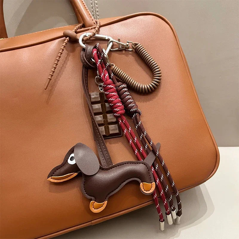 “The Sassy” Dachshund Keychain