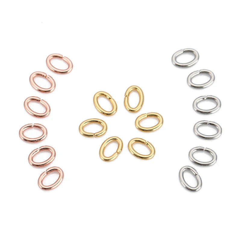 Stainless Steel Oval Jump Rings