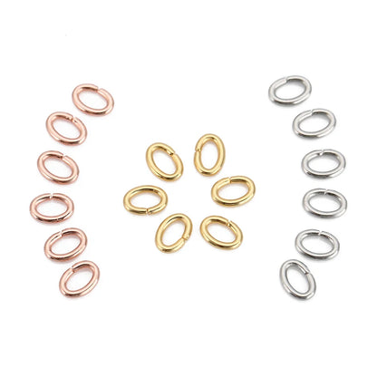 Stainless Steel Oval Jump Rings