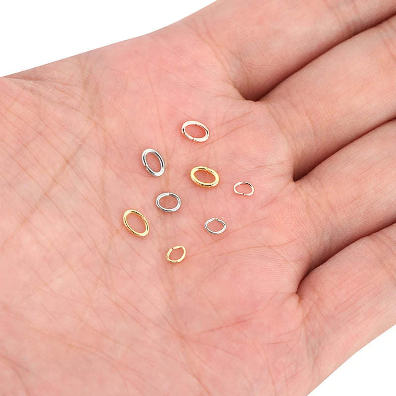 Stainless Steel Oval Jump Rings