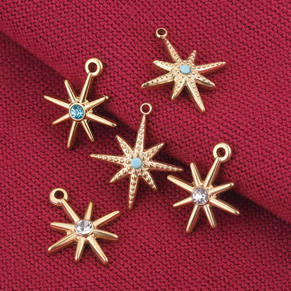 Sparkling Star Charms