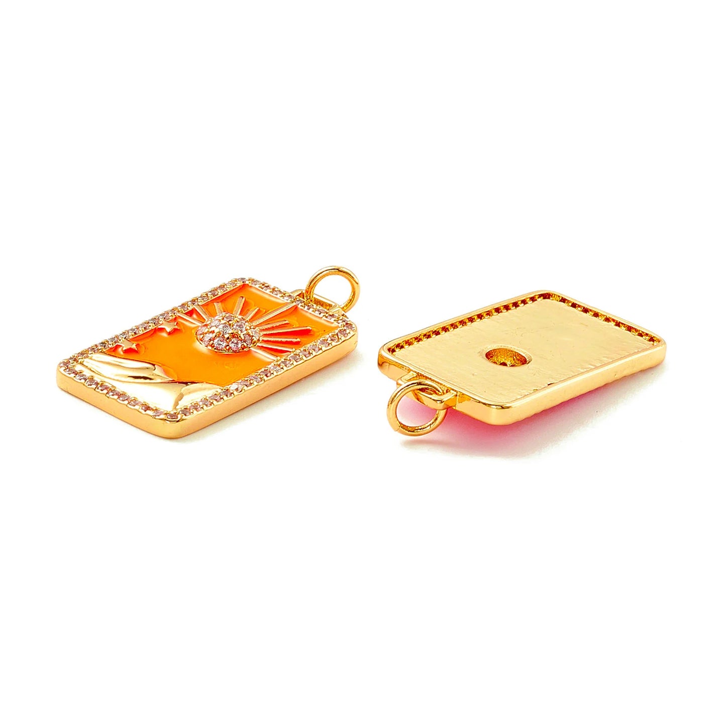 Sun Tag Charms