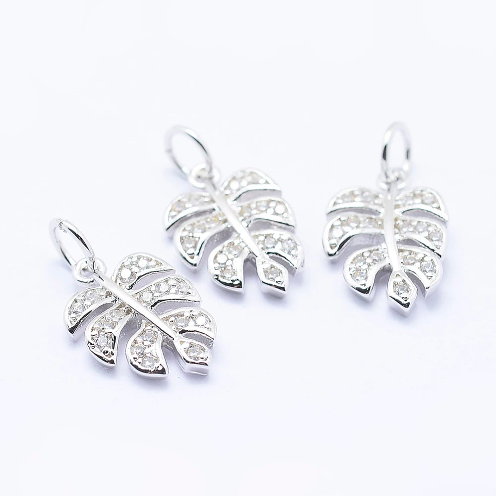 Tropical Leaf Charms