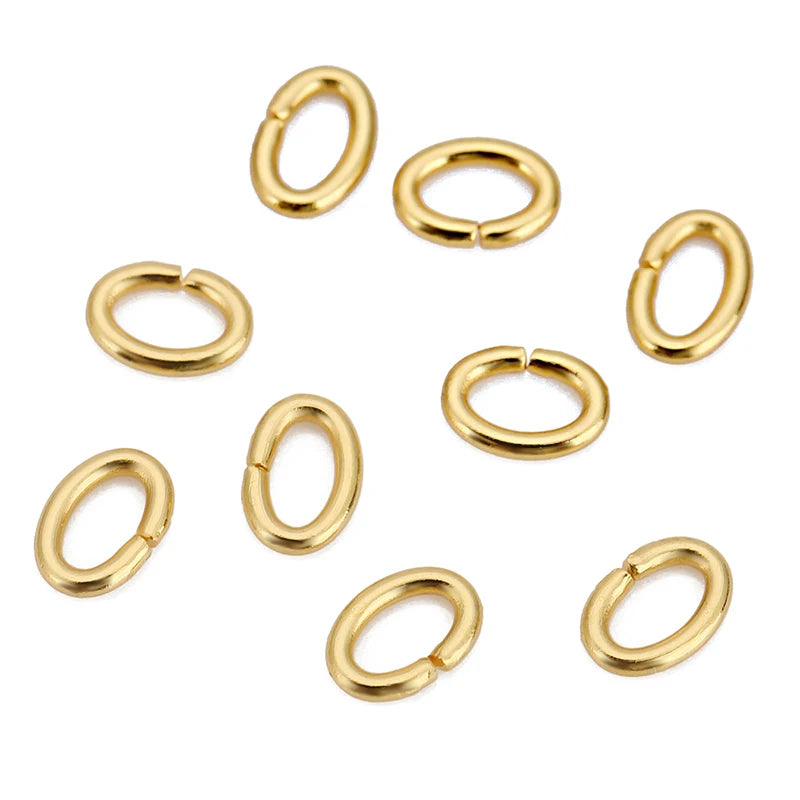 Stainless Steel Oval Jump Rings