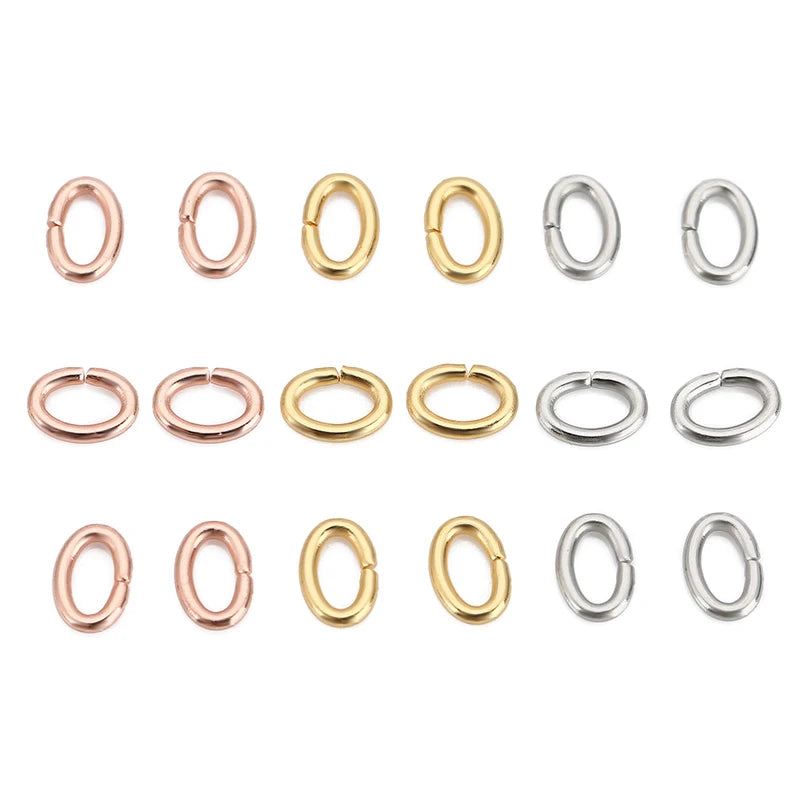 Stainless Steel Oval Jump Rings